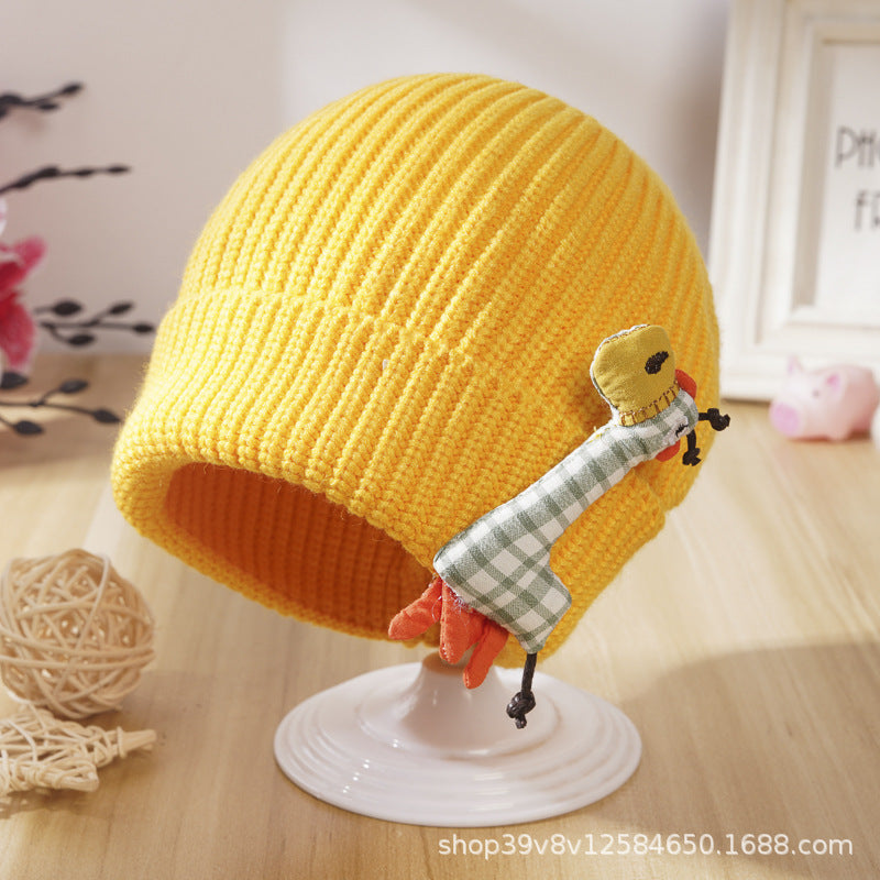 Wholesale Cashmere Kids Giraffe Cute Knitted Hat
